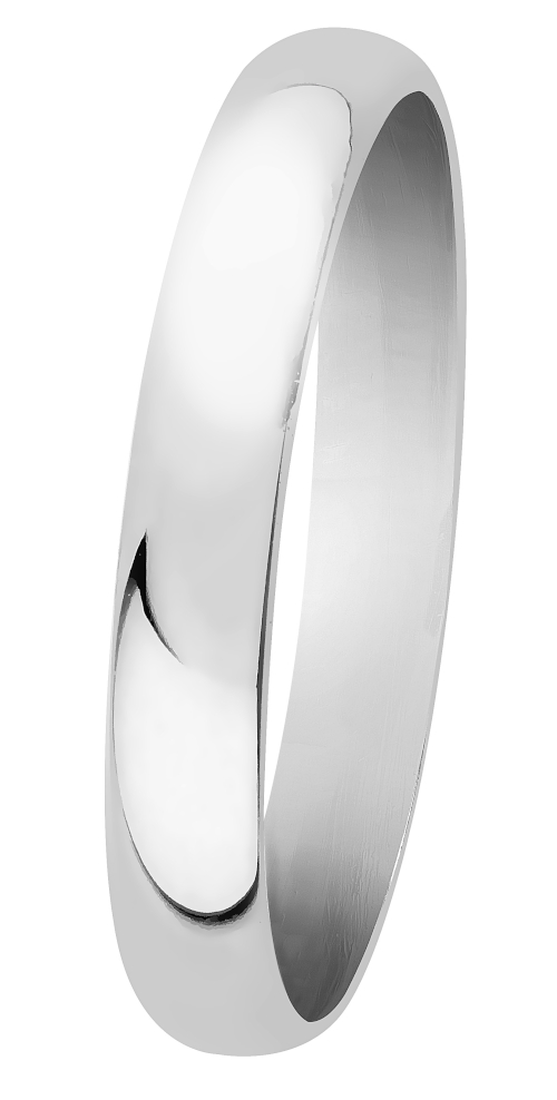 Lykka Casuals plain band ring 3 mm