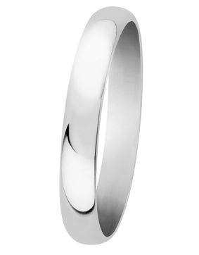 Lykken Casuals plain band ring 3 mm