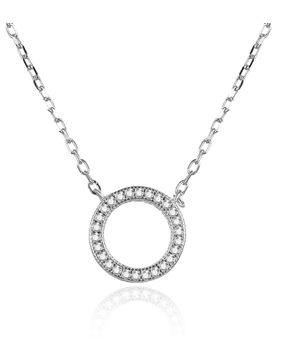 Lykken Casuals round silver necklace