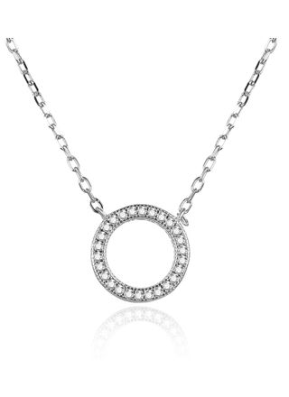 Lykka Casuals round silver necklace