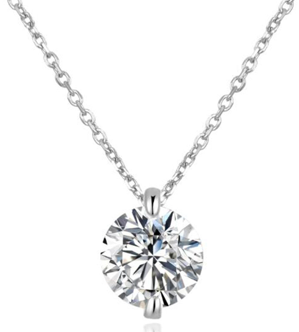 Fiona solitaires necklace top