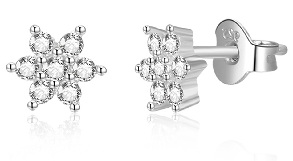 Lykka Symbols silver star-shaped studs