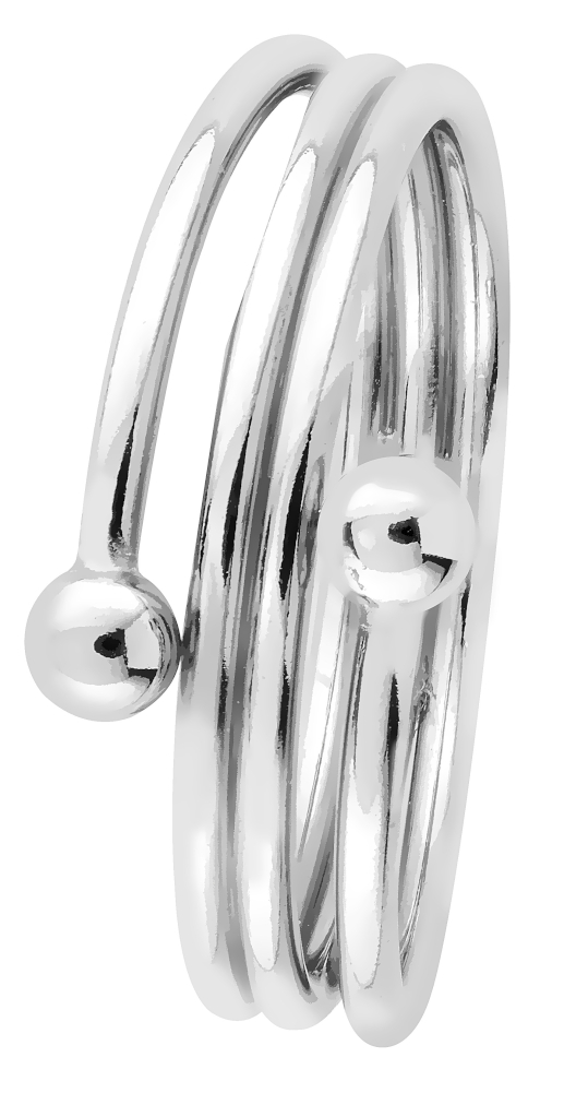 Lykka Casuals bypass silver ring