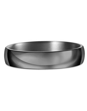 Lykka Strong plain tantalum ring d-shape 5 mm