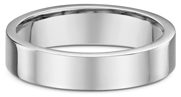 Lykka Strong titanium ring straight-edge 5 mm-170