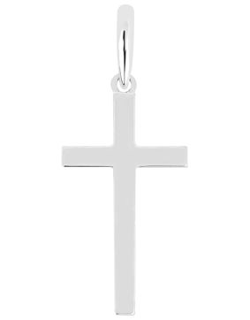 Lykka Crosses plain cross pendant in yellow gold