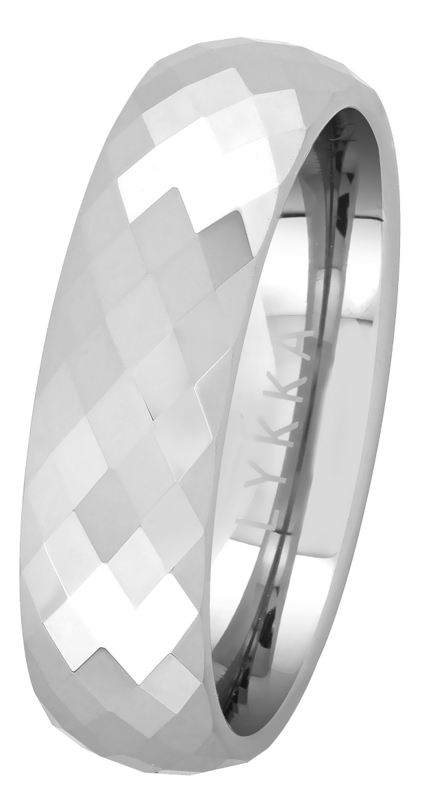 Lykka Strong tungsten ring d-shape 6 mm 
