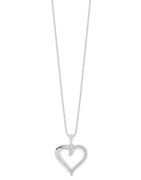 Lykka Hearts heart silver necklace