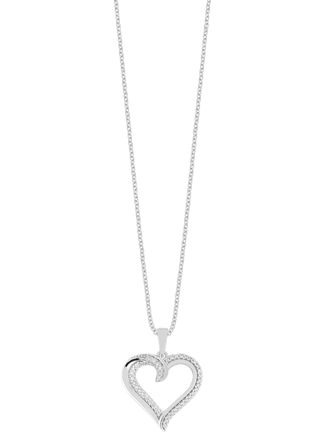 Lykka Hearts heart silver necklace