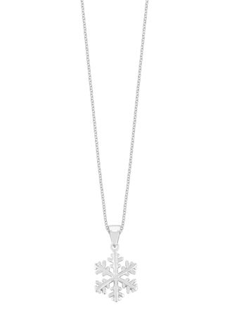 Lykka Symbols snowflake silver necklace
