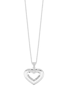 Lykken Hearts heart silver necklace