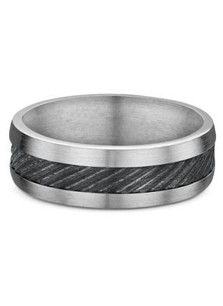 Lykka Strong carbon fiber titanium ring 7 mm