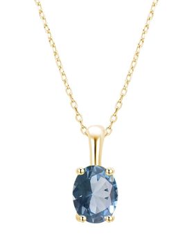 Lykken Symbols Birth stone necklace december 42+3cm
