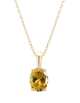 Lykken Symbols Birth stone necklace november 42+3cm