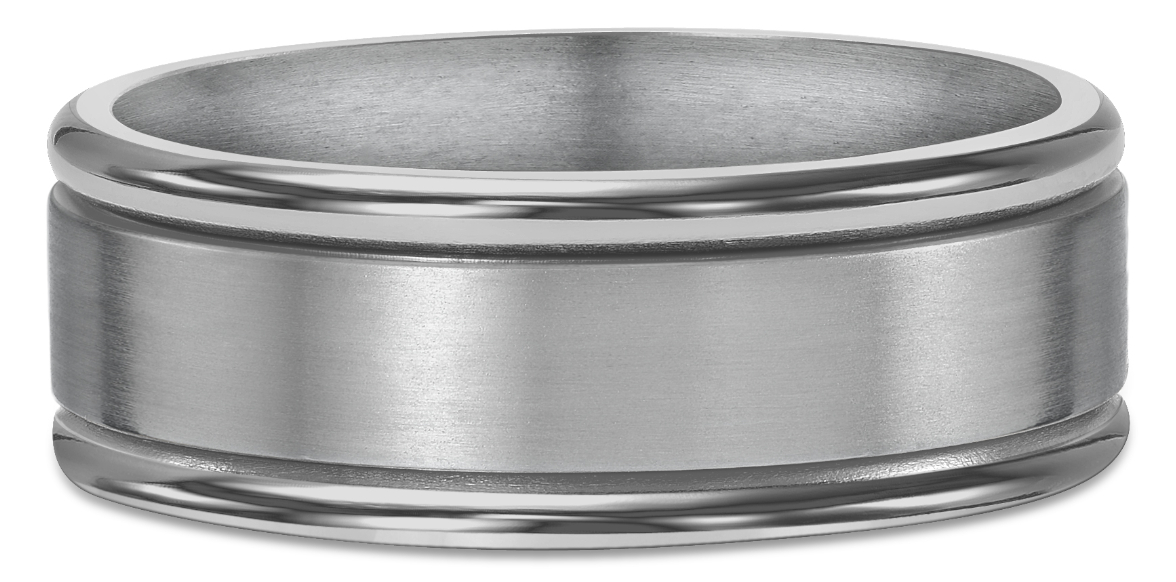 Plain titanium ring sales