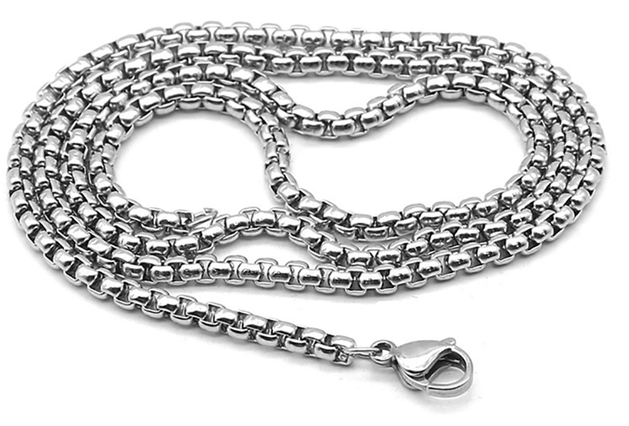 Lykka Viking steel necklace 3 mm 50 cm 