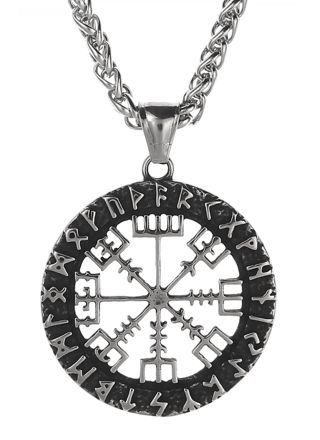Lykka Viking necklace 60 cm 3.8 x 3.8 cm