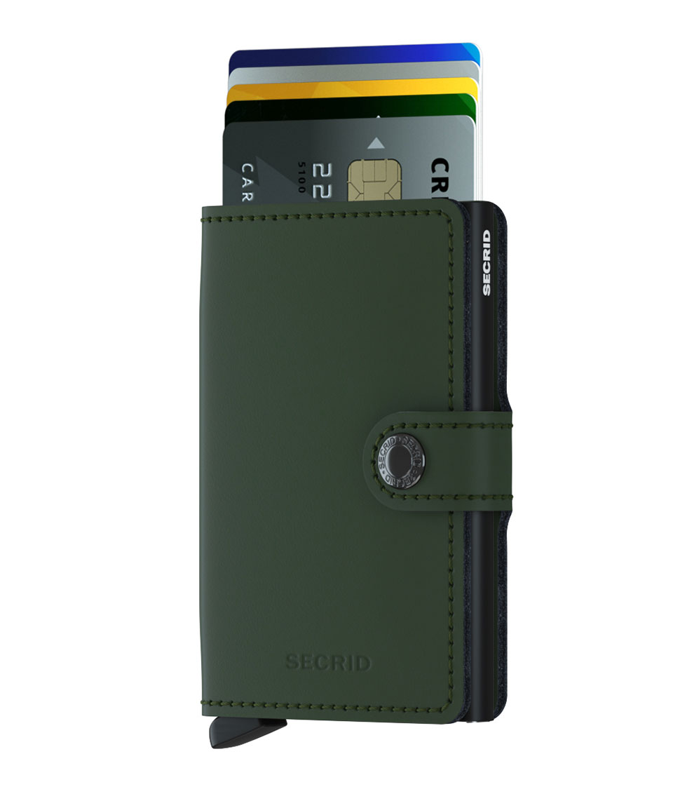 Secrid Miniwallet Matte Green-Black 