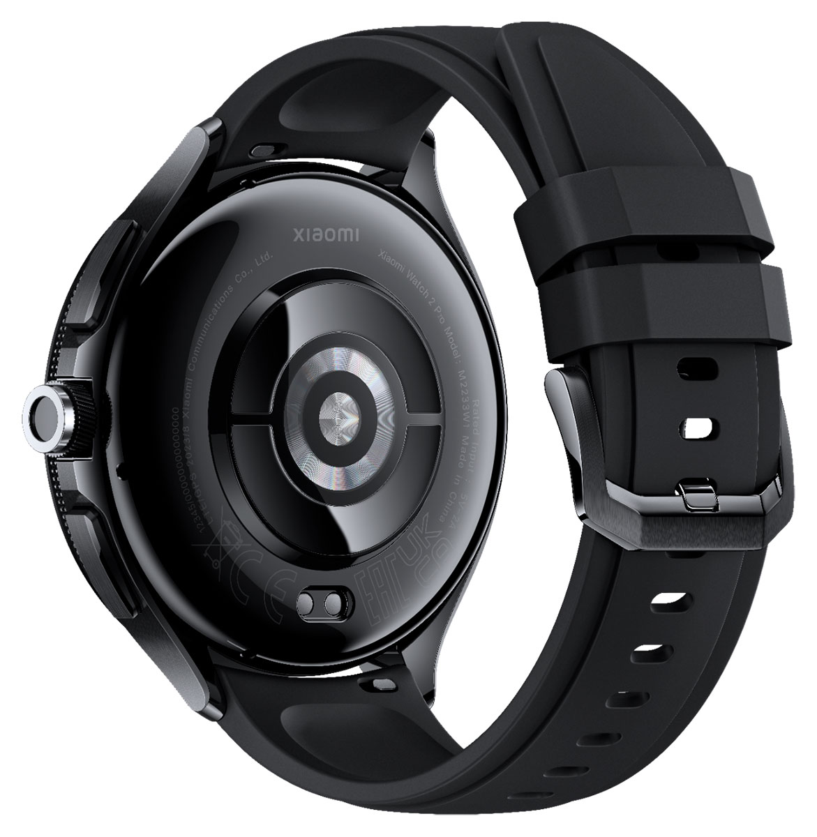 Xiaomi Watch 2 Pro Bluetooth Black Case with Black Fluororubber 