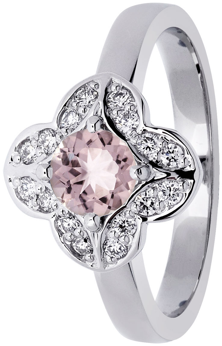 Festive Magnolia 527-061M-VK halo-diamond ring