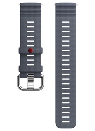 Polar gray Premium silicone watch strap 22 mm S-L