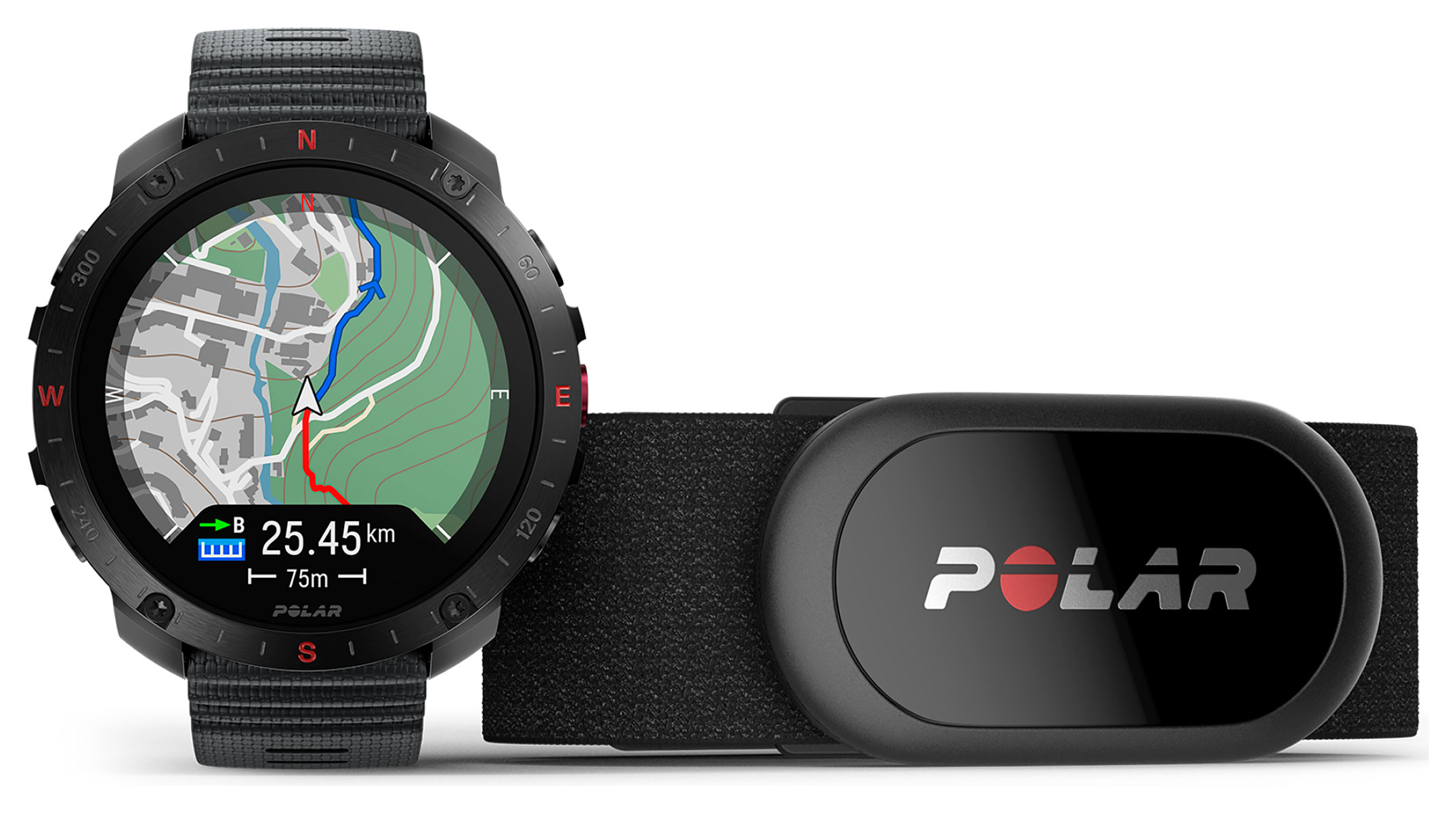 Polar Grit X2 Pro Blk/Blk HR S-L