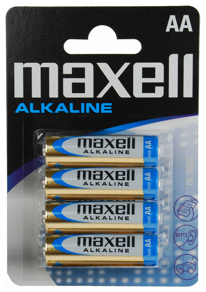 Maxell LR06 (AA) Batteries 4-Pack