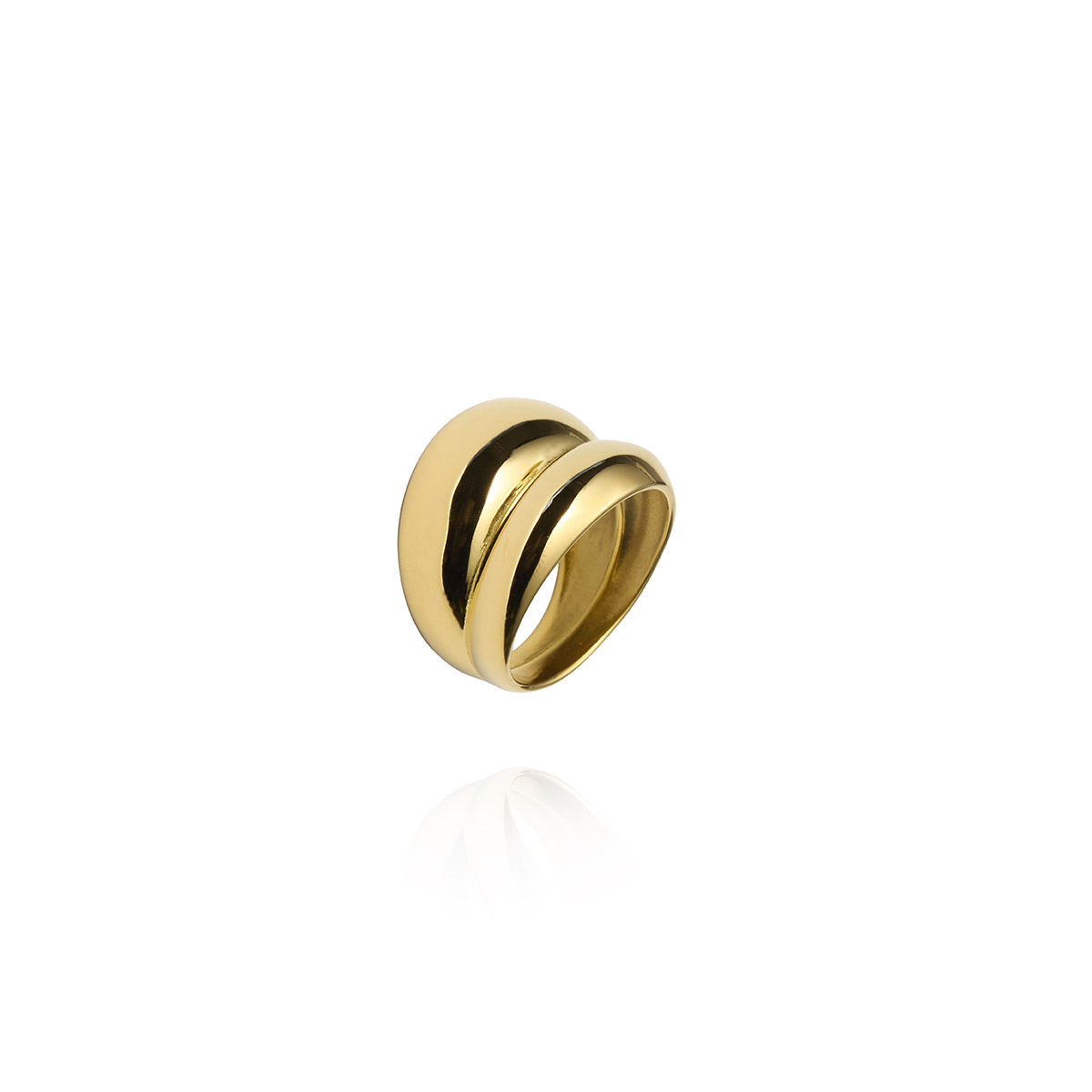 Mockberg Rebel Double Gold sormus #56 MB0716