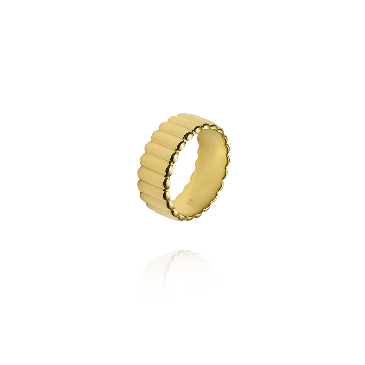 Mockberg Chic Ribbed Gold sormus #54 MB0739