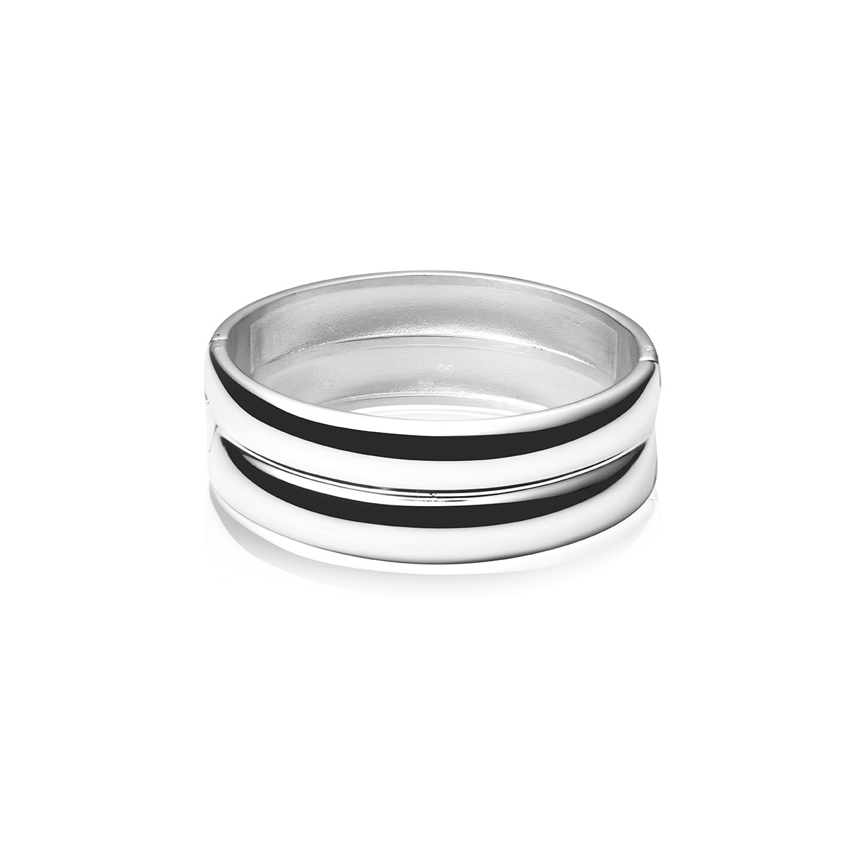 Mockberg Rebel Double Small Silver rannerengas MB0752