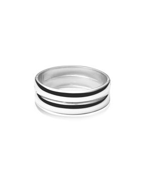 Mockberg Rebel Double Silver bracelet
