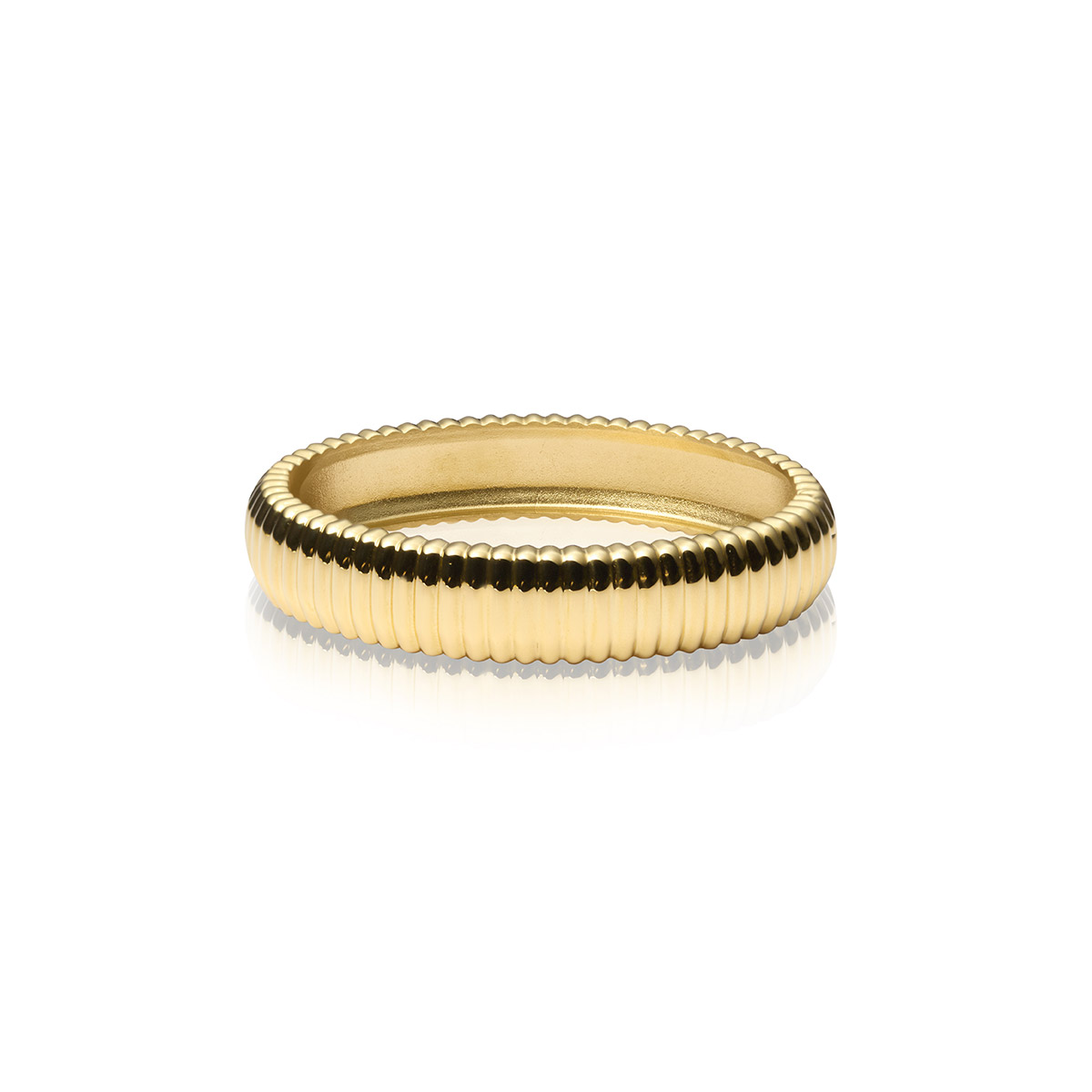 Mockberg Retro Ribbed Gold rannerengas MB0755