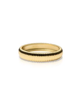 Mockberg Retro Ribbed Gold bracelet