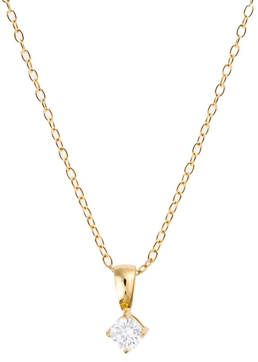 Mockberg Jolie Gold necklace White MB0812