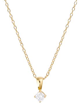 Mockberg Jolie Gold necklace White MB0812