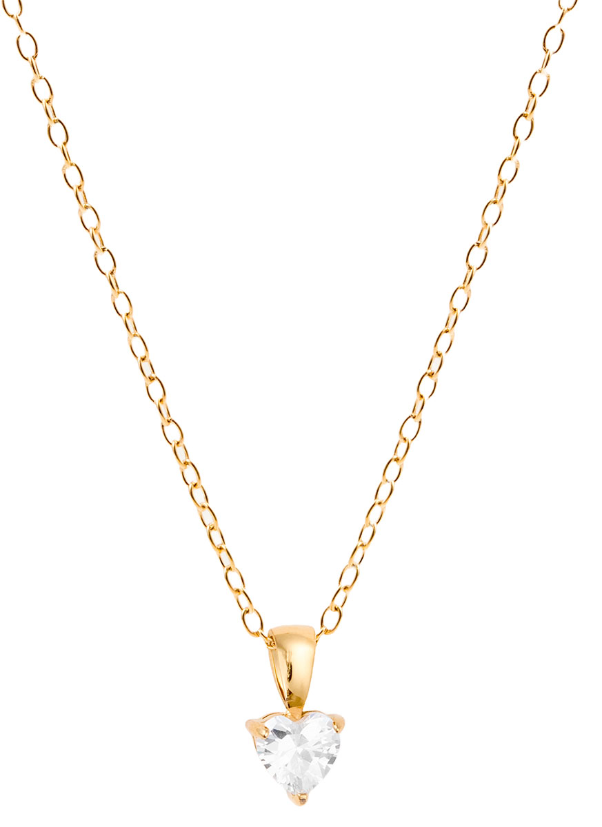 Mockberg Bonne Gold necklace white MB0842