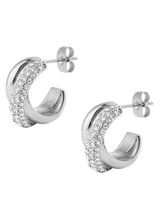 Mockberg x Kenza Aurora steel earrings MB1846