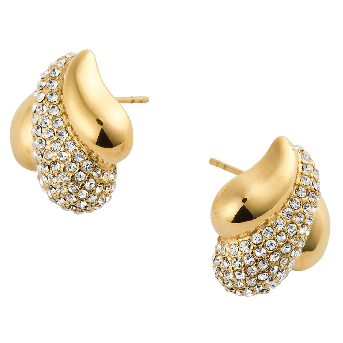 Mockberg x Kenza Soirée golden earrings MB1851