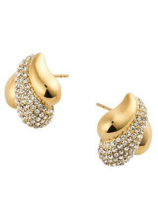 Mockberg x Kenza Soirée golden earrings MB1851