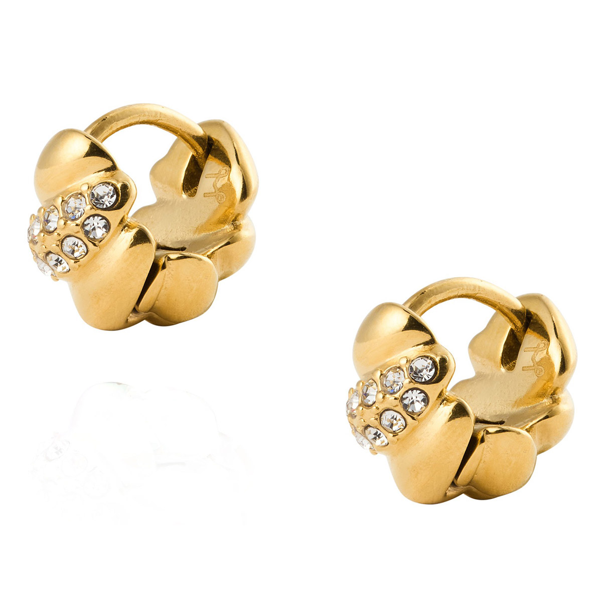 Mockberg x Kenza Noela golden steel earrings MB1927