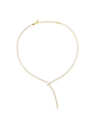 Mockberg x Kenza Alora golden steel necklace MB1930