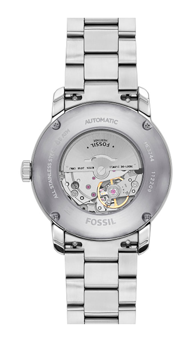Fossil Heritage Automatic Brown LiteHide™ Leather Watch