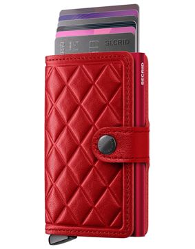 Secrid Premium Miniwallet Emboss Diamond Red+