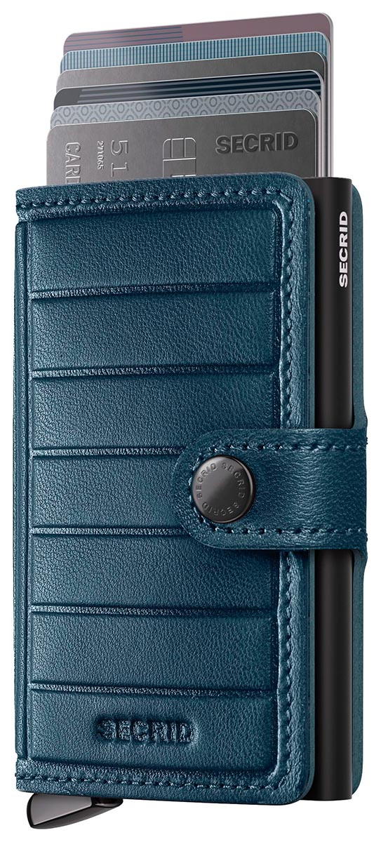 Secrid Premium Miniwallet Emboss Lines Teal+