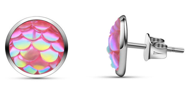 Hopeapuro Ariel 8 mm earrings