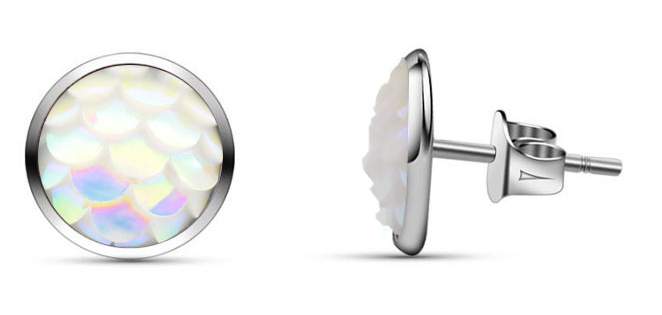 Hopeapuro Pearl 8 mm earrings