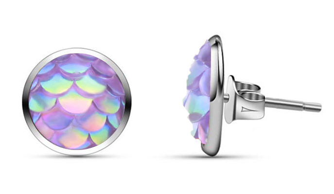 Hopeapuro seastar 10 mm earrings