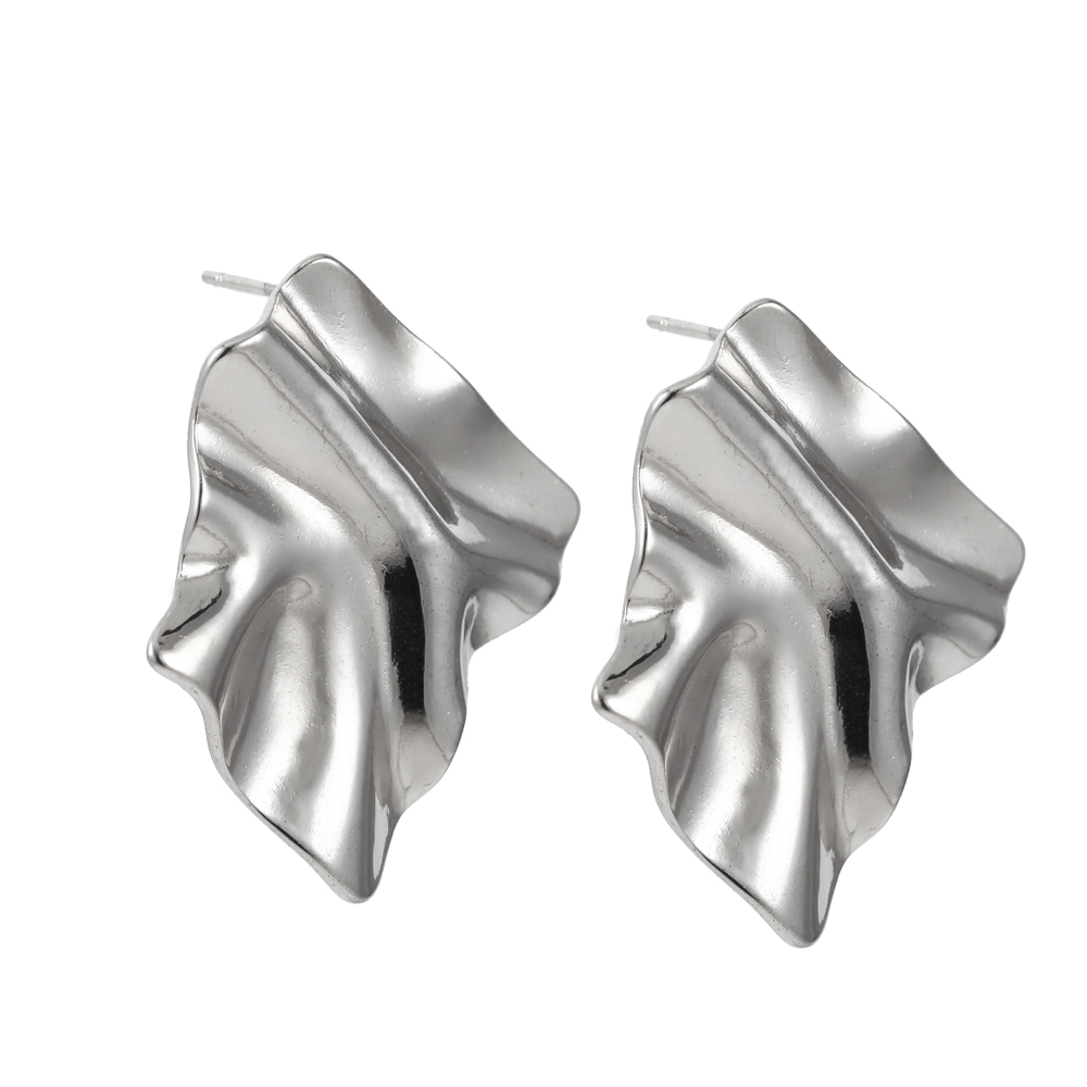 Lykka Trend wave steel earrings