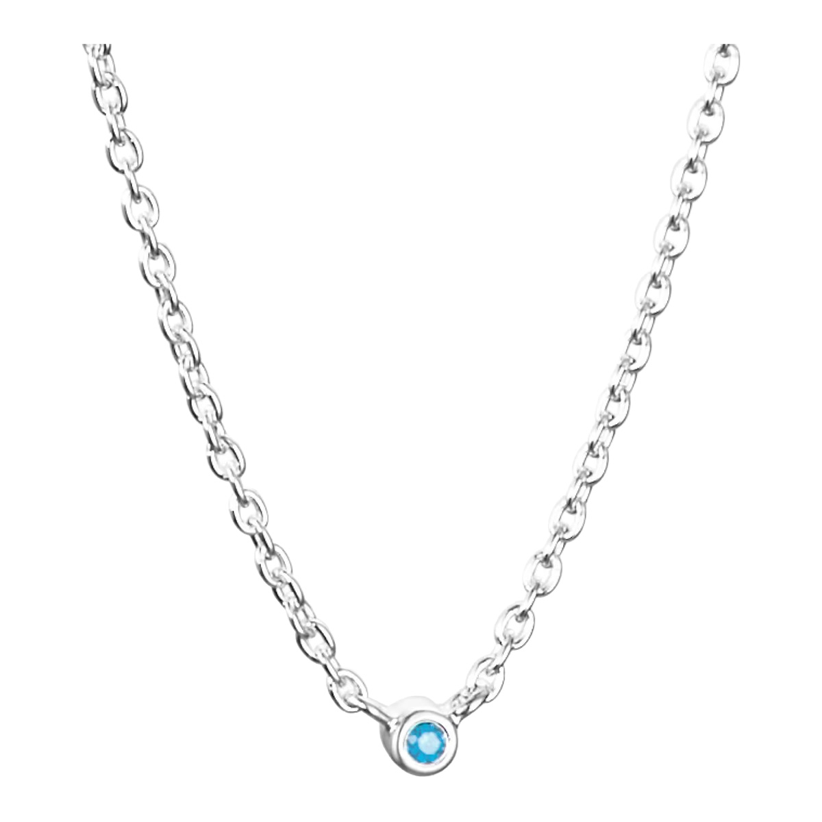 Efva Attling Micro Blink necklace blue topaz 10-100-02421-4045