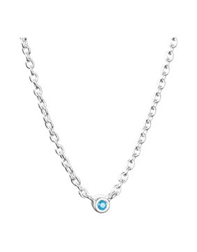 Efva Attling Micro Blink necklace blue topaz 10-100-02421-4045